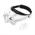 thumbnail image 1 of Gafas de Lupa con Luz, Lupas de Diadema para Trabajos de Cerca, con 5 Lentes y Dos Lámparas Led, Lupa de Cabeza, 1 of 5