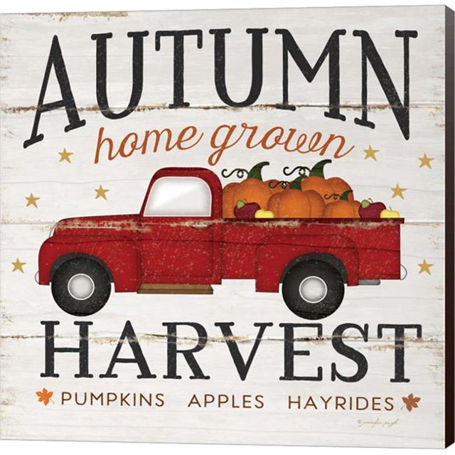 Metaverse C953816-0120000-ACDAAMA Récolte d'Automne par Jennifer Pugh Toile Wall Art - 12 x 12 Po.