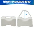 thumbnail image 4 of Contoured Knee Pillow - Cooling Gel Memory Foam with Elastic Strap, Relieves Back Hip Knee Sciatica Pain for Side Sleepers and Pregnancy Support, 4 of 7