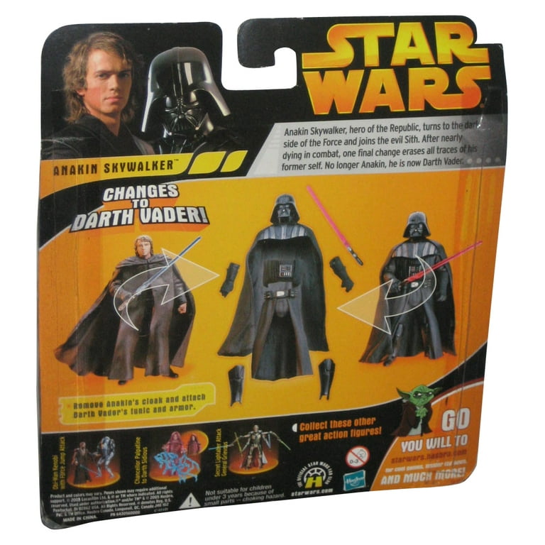 Star Wars Anakin Skywalker Changes To Darth Vader 2005 Deluxe