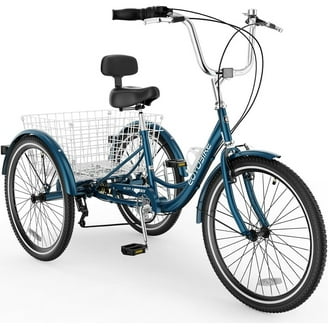Schwinn Meridian Adult Three-Wheeler Tricycle, Single Speed, 26