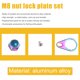 thumbnail image 4 of Juego de reparación de tapas de tuerca M8 con tornillos de placa de bloqueo de carrete de pesca (derecha multicolor) Ndcxsfigh Nuevos Originales, 4 of 6