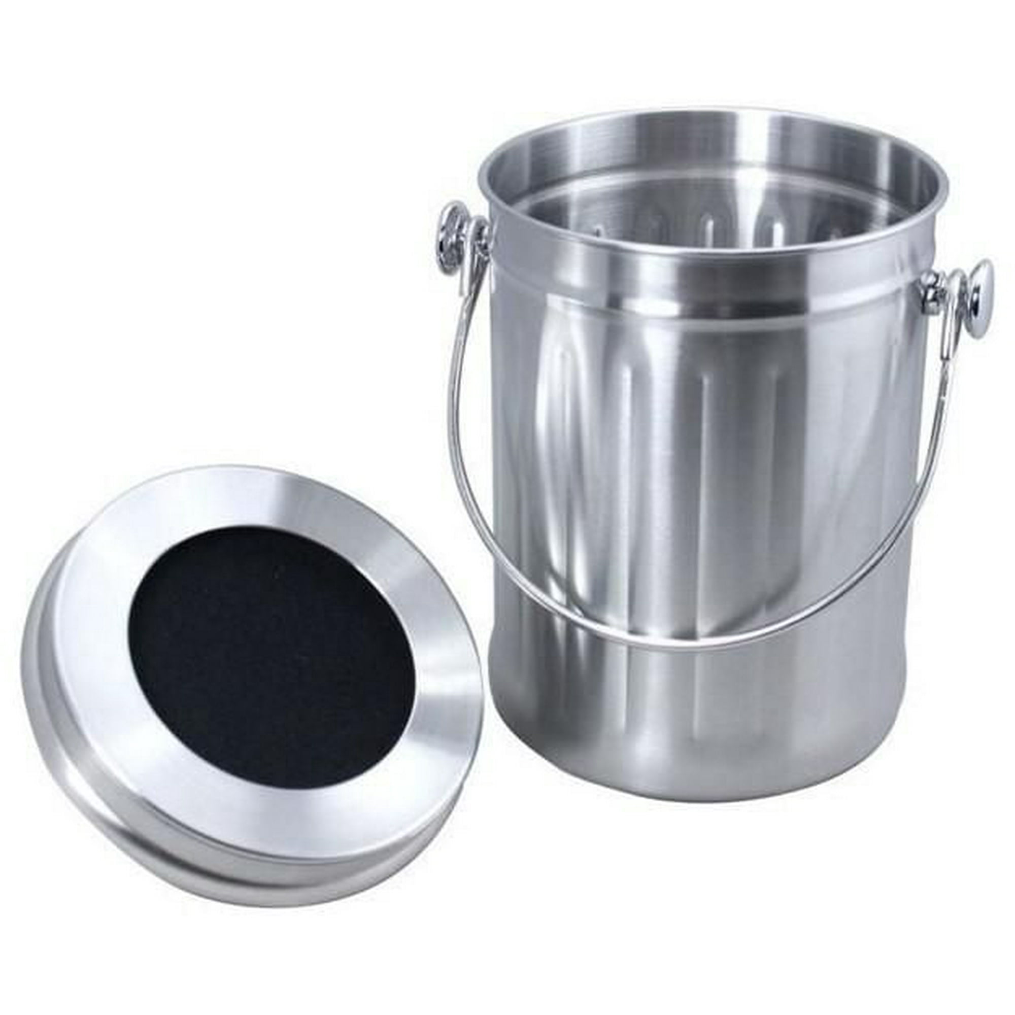 Lot De 8 Filtres à Charbon Actif Pour Seau à Compost - 4 Carrés 120x120mm & 4 Ronds 160mm