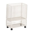 thumbnail image 1 of Siruishop Étagère de Rangement pour Tapis avec Roues pour Sports Intérieurs Extérieurs Bandes de Résistance Blanc, 1 of 8