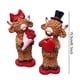 thumbnail image 4 of 2 figuras de vaca de las Tierras Altas para San Valentín, estatua de vaca escocesa con rosas y corazón, decoración romántica de mesa de granja para aniversario de boda, regalo para pareja., 4 of 8