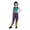 K-Anime Pop Star_A, variant on Kids Girls Pop Singer Cosplay Costume, 2-Piece Concert Stage Outfit Crop Top and Shorts Set for Halloween Fancy Dress Up, 7-8Y
