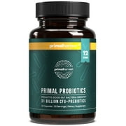 Primal Harvest Prebiotic and Probiotic Supplement for Women and Men, 30 Capsules - 31 Billion CFU