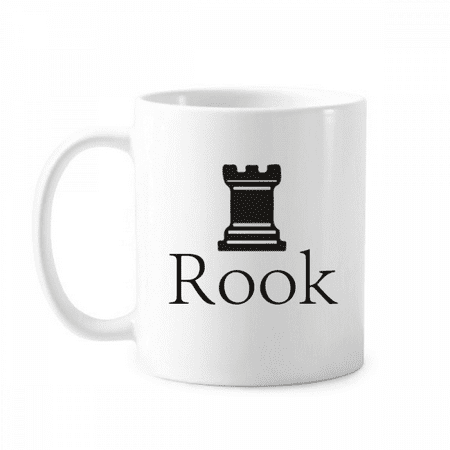 

Rook Black Word Chess Game Mug Pottery Cerac Coffee Porcelain Cup Tableware