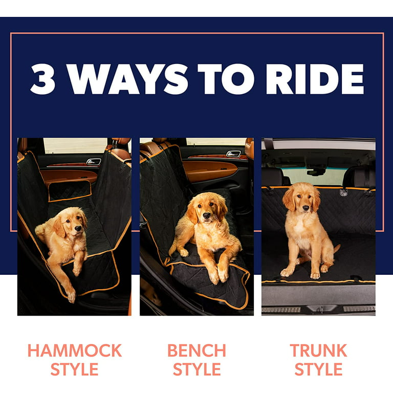 Pet Car Seat Cover Waterproof Dog Car Bed Hammock, Pet Travel Hammock  Upholstery Mat, Full Protection
