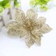 thumbnail image 3 of Flor De Purpurina, Adornos De Flores Flor De Decoración De Purpurina Artificial Para Coronas De Navidad Para Ratán ANGGREK Glitter Hollow Flower, 3 of 4