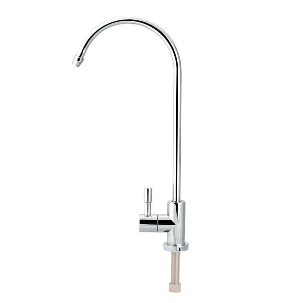 Ashata 1/4'' Stainless Steel Kitchen Sink Faucet Tap Chrome Reverse