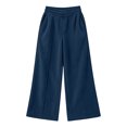 thumbnail image 5 of Txenfivo Girls Wide Leg Pants, Casual Pull-On Corduroy Elastic Waist Pants for Girls School and Everyday Wear, Sizes 5-16, 5 of 6