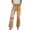 Brown, variant on Staron Women's Casual Jeans Ripped Straight Leg Loose Fit Washed Denim Pants with Elastic Waist, Brown S