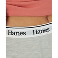 thumbnail image 4 of Hanes Originals Comfywear Women's Boxer Shorts Grey Marle XL, 4 of 4