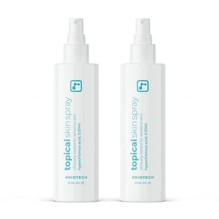 BRIOTECH Skin Spray, Hypochlorous Acid for Sensitive Skin, 4 fl oz (2 Pack)