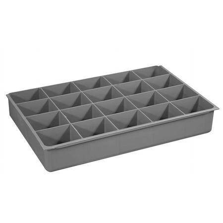 

Large Polypropylene 20 Compartment Insert Gray