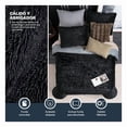 thumbnail image 3 of Funda Duvet Invernal Afelpada Doble Vista con Fundas de Almohada Esquimal (Negro-Gris, Queen Size), 3 of 5
