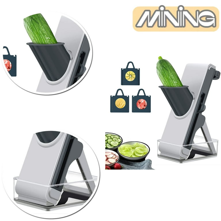 Paddsun Multifunctional Vegetable Chopper Safe Mandoline Slicer for Kitchen  Shrinkable Vegetable Slicer 