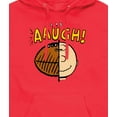 thumbnail image 3 of Peanuts - Charlie Brown Football Head - Men's Fleece Pullover Hoodie, 3 of 6