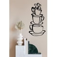 thumbnail image 2 of Coffee Cup Double sided visual Removable Wall Vinyl Sticker Decals Decor Art Bedroom Design Mural, 2 of 4