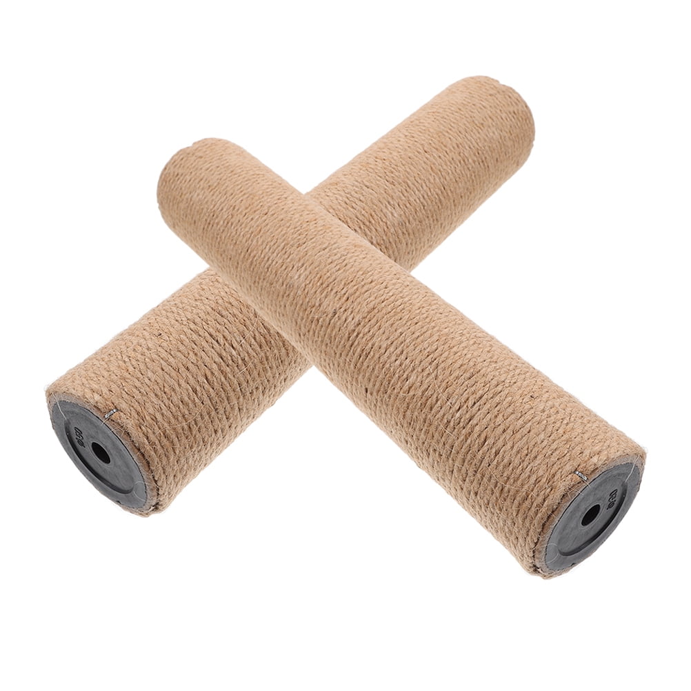 Oraceous 2 Pcs Cat Scratching Post Replacement Tall Cat Scratch Pole Indoor Cats Scratching Post Heavy Duty Sisal Pole Cat Scratching Post Accessories