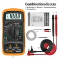thumbnail image 1 of AN8205C Digital Multimeter AC/DC Ammeter Volt Ohm Test Meter Profession Multimetro With Thermocouple LCD Backlight Display ,High Efficiency, 1 of 6