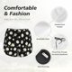 thumbnail image 4 of Balery Daisies Flowers Pantalones cortos deportivos para mujer con forro y dos bolsillos, elásticos, para entrenamiento, gimnasio, yoga-Large, 4 of 7