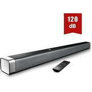 Soundbars For TVs| BOMAKER Wireless 37 Inch 2.0 TV Sound Bar with Built-in Subwoofer| 120dB| 3D Surround Sound| Multi Inputs