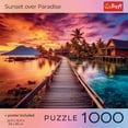 thumbnail image 2 of Trefl Red Sunset over Paradise 1000 Piece Puzzle, 2 of 5