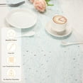 thumbnail image 3 of Uxcell Cinta de Mesa Plateada, 11" x 45 pies, Decoración de Malla Metálica con Lentejuelas, 3 of 6