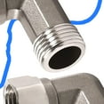 thumbnail image 3 of 2 Pieces 1/2Inch Stainless Steel Point Fitting for Household Water Installations, 3 of 8