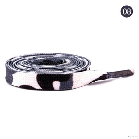 

1 Pair New Gradient Color Flat Shoe Laces 80/120Cm Women Girls Sneaker Shoelaces