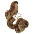 thumbnail image 7 of LOLIPPYY Long Ponytail Hair Extension Wavy Curly Claw Clip Ponytail Natural Looking Synthetic Fake Hairpiece for Women - Light Brown, 7 of 7