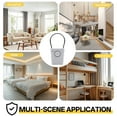thumbnail image 7 of GJX ABS Home Security, Easily Hangs on Door Knobs Or Windows, Seamless and Immediate Window Alarms, For Tool-Free Easy Installation 0.27 x 0.07 x 5.47 in Motion Sensor, White, 7 of 7