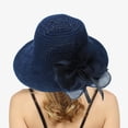 thumbnail image 2 of Tea Party Hats Easter Womens Summer Dress Hat Wide Leaf Flower Bridal Shower Hat Sun Hats Beach Hat, 2 of 5