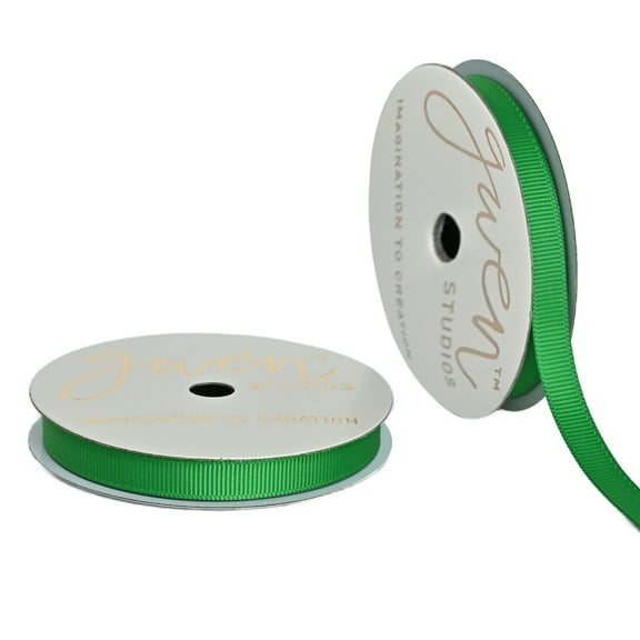 Gwen Studios 1.5" Black Grosgrain Ribbon, 7 Yards