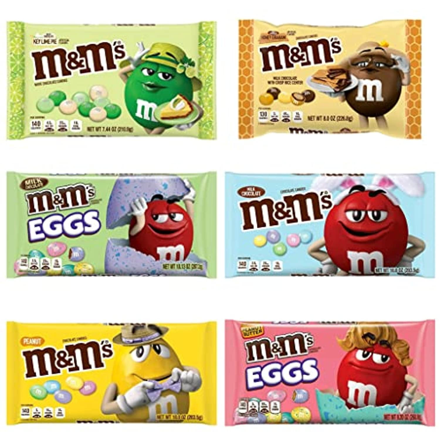 M&Ms Limited Edition Seasonal Chocolate Candy Variety Pack Milk