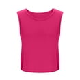 thumbnail image 6 of LTTVQM Tank Tops for Women 2026 Cotton Cropped Workout Sleeveless Sports Athletic Yoga Running Gym Crop Shirts Hot Pink L, 6 of 8