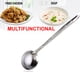 thumbnail image 4 of Utensilios para servir cubiertos de acero inoxidable, espumadera, cuchara ranurada/cucharón de sopa, juego de utensilios para servir, 10 Uds., 4 of 5