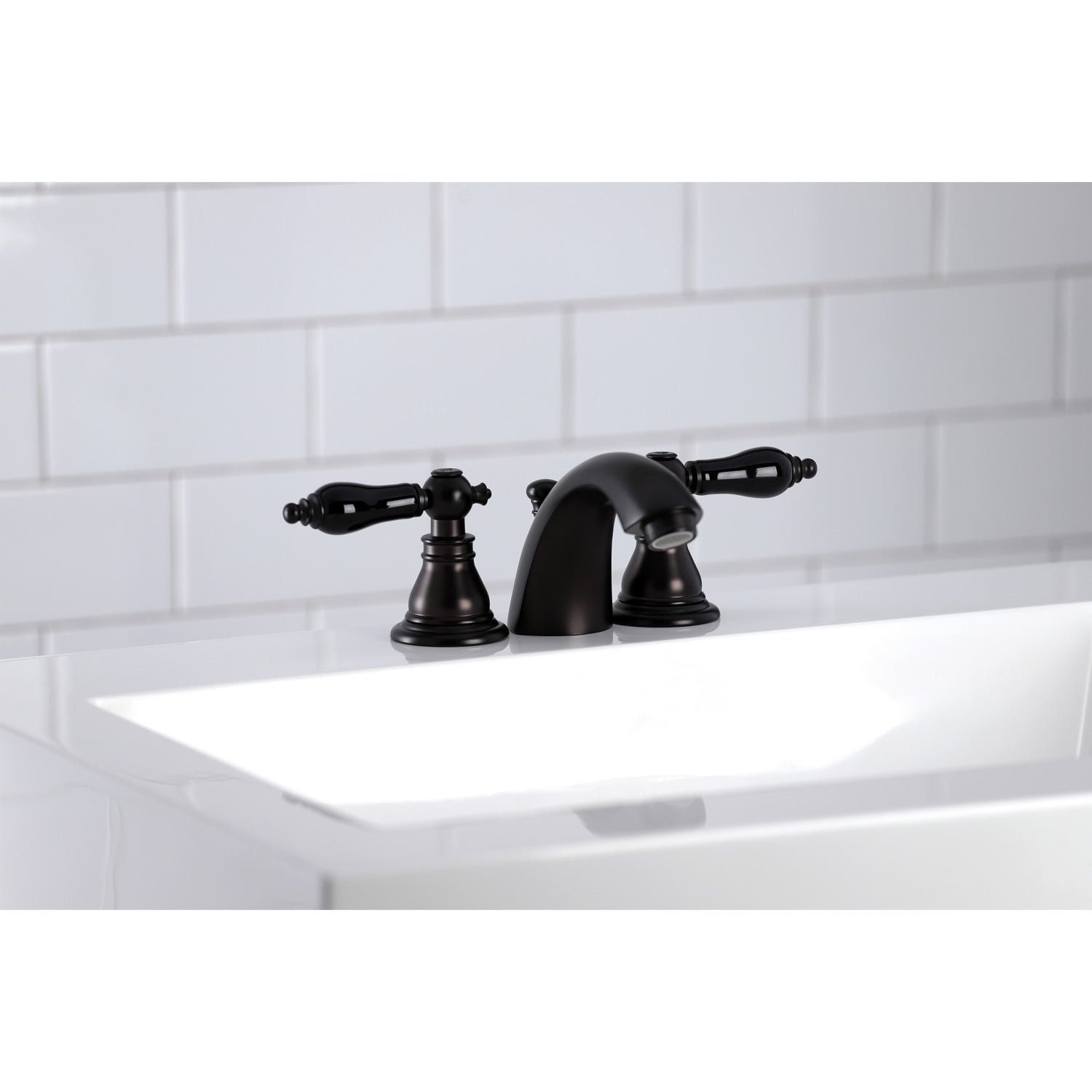 Kingston Brass KB955AKL Duchess Mini-Widespread Bathroom Faucet, Oil Rubbed Bronze