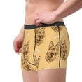thumbnail image 2 of Uemuo German Shepherd Dog Pattern Men's Boxer Briefs,Trunk Anti-Chafing,Comfortable, Durable, and Stylish Underwear-, 2 of 9