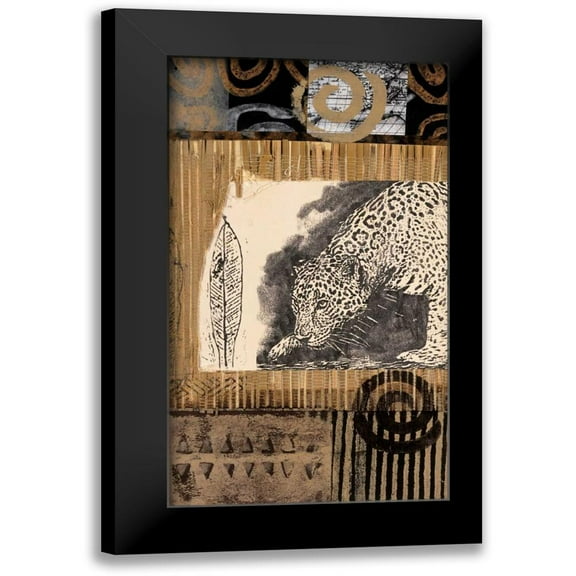 Bernsen/Tunick 10x14 Black Modern Framed Museum Art Print Titled - Safari II