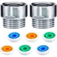 thumbnail image 2 of 8 Pieces of Shower Flow Reducer Limiter Set, Water Restrictor, 1/2 Inch Thread Size 4, 6 and 9 L/Min, 2 of 5