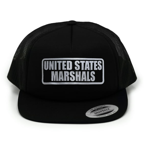 US Marshals Hat, baseball caps, reflective imprint.