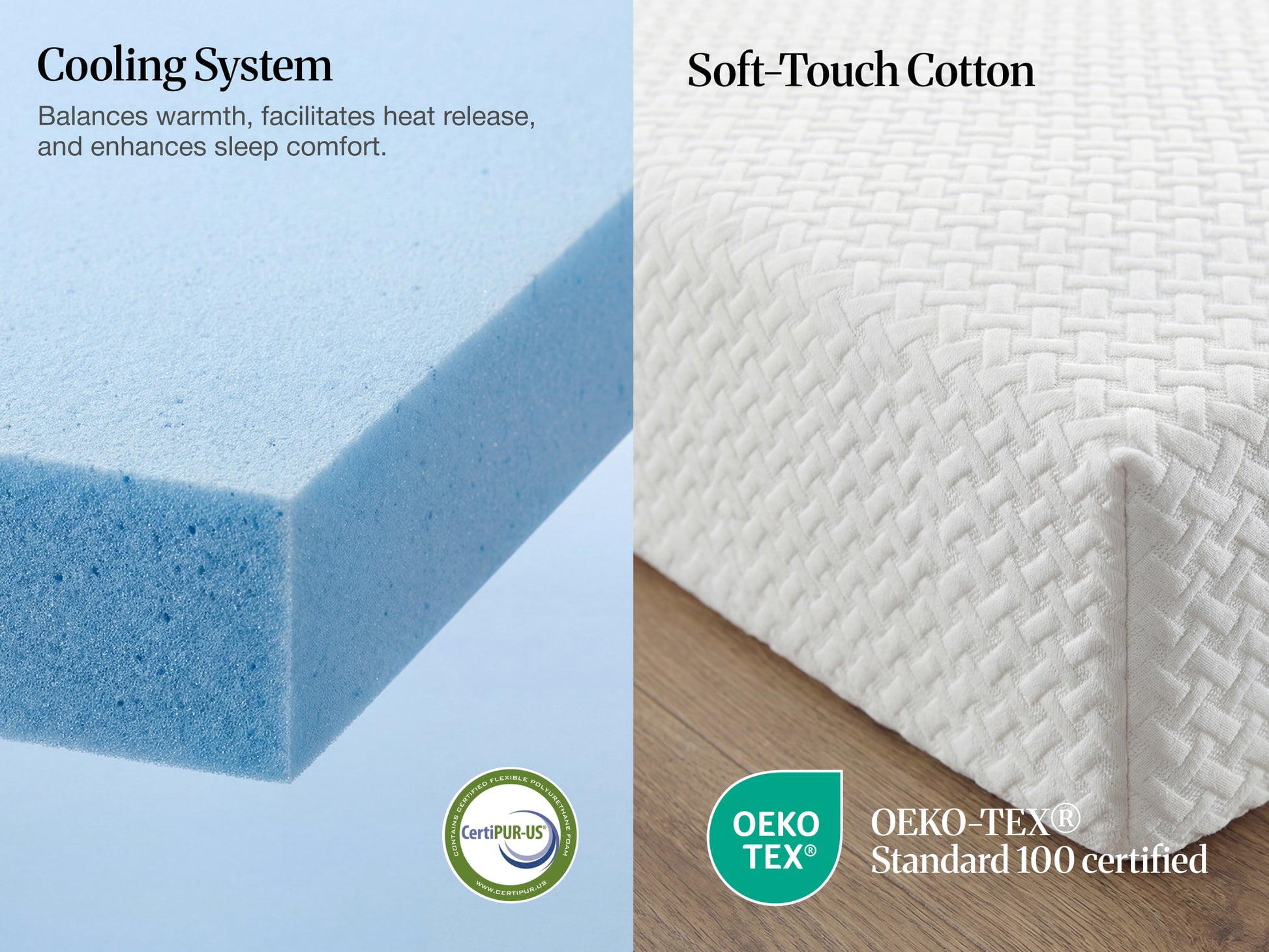 LIFEMENT King Element Memory Foam Mattress, Medium Feel, Premium Support, OEKO-TEX® Certified Mattress in a Box, 8 Inch