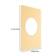 thumbnail image 2 of BESTYASH 4 Pcs Plaques de Poignée de Porte en Acier Inoxydable pour Réparation à Domicile Design Circulaire, 2 of 8