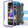 thumbnail image 6 of Galaxy S9 / S9 Plus Case, Samsung Galaxy S9 Holster Clip, Tekcoo [Tshell] Shock Absorbing [Lavender] Secure Swivel Locking Belt Defender Heavy Full Body Kickstand Carrying Tank Armor Cases Cover, 6 of 6