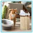 thumbnail image 5 of 2 Pcs Cat Litter Storage Container with Airtight Lid and Handle Cat Litter Storage Bin with Spout Sealable Heavy Duty Cat Litter Bucket for Cat Litter Storage, 5 of 6