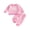 Pink, variant on Loicainy Baby Toddler Girl 2-piece Outfit 6 12 18 24 Months 2T 3T Striped Long Sleeve Embroidery Letters Sweatshirt Pants Clothes Set