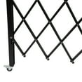 thumbnail image 5 of Rolling Barricade Security Gate Single Folding Doors Scissor Gate with Padlock, 5 of 8